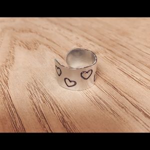 handmade heart ring